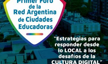 Se anunció el Primer Foro de la Red Argentina de Ciudades Educadoras