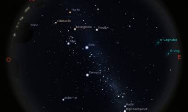 Observatorio Astronómico de la UTN: Mapa del cielo de marzo