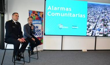 Se presentó la primera etapa de implementación del sistema de “Alarmas comunitarias”