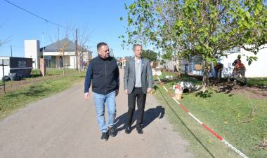 Gas natural: Comenzó la primera etapa de la obra en Plaza San Francisco