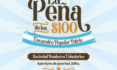 Se viene “La Peña de los $100. Encuentro popular patrio”