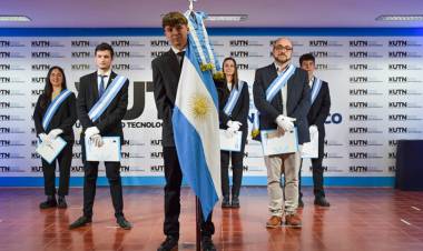 Se designó al nuevo abanderado y escoltas de UTN San Francisco