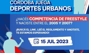 Se extienden las inscripciones a las competencias Córdoba Juega
