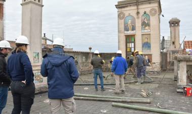 A buen ritmo avanza la segunda etapa de la restauración del Palacio Tampieri