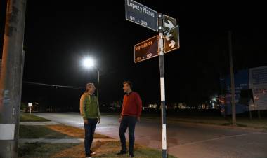 Más luces led en el sector sureste de la ciudad