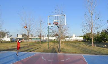 Se inauguró la 9º cancha de Básquet 3x3