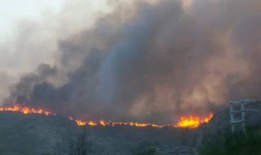 Sigue muy alto el riesgo de incendios en las Sierras de Córdoba