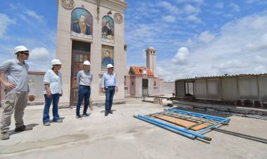 Palacio Tampieri: continúa la restauración del emblemático edificio