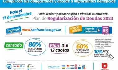 Prorroga del Plan de Regularización de Deudas