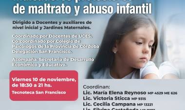 Taller “Indicadores protectores de maltrato y abuso infantil”