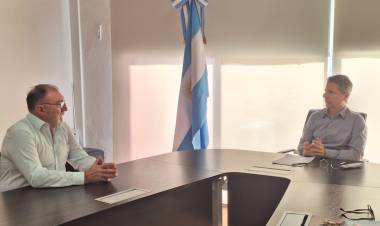 Bernarte y Martínez se reunieron pensando en el trabajo conjunto entre San Francisco y Frontera