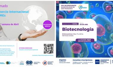 Continúan abiertas las inscripciones para los Diplomados en Biotecnología y Comercio Internacional