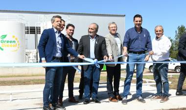 Bernarte participó de la inauguración de la Planta de producción de Biodiesel