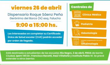 SALUD: Campaña “Ponete al día con el CUS"