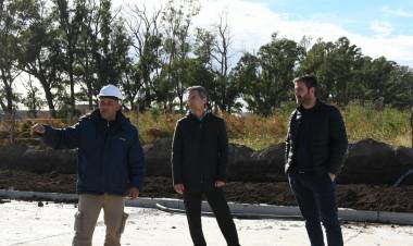 Avanza la apertura y pavimentación de calle España y de Av. Buenos Aires