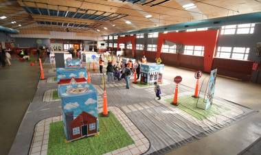 Niños del Nivel Inicial participaron de una actividad de educación vial