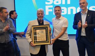 Carlos Bergesio fue distinguido como Ciudadano Ilustre de San Francisco