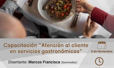 Municipio organiza capacitación sobre “Atención al cliente en servicios gastronómicos”