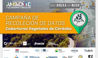 Lanzaron una campaña para elaborar el Mapa de Cobertura Vegetal de Córdoba