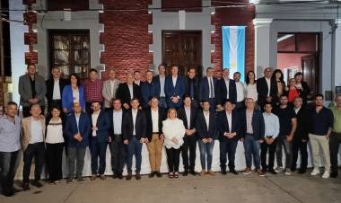 Bernarte participó de la celebración de los 165 años de creación del Departamento San Justo