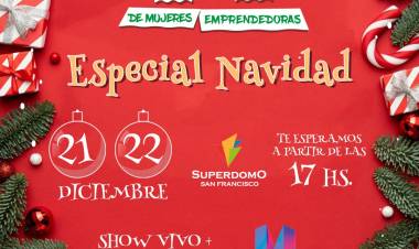 “Se viene la Feria de Mujeres Emprendedoras: Especial Navidad”