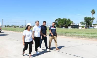 Bernarte habilitó la pavimentación de más calles en el noroeste de la ciudad