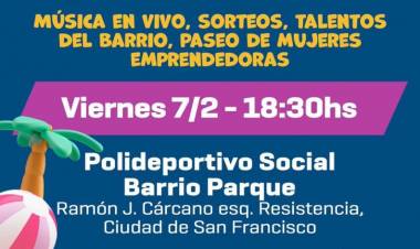 “Derecho al Verano”, una propuesta recreativa en el Polideportivo Social de barrio Parque