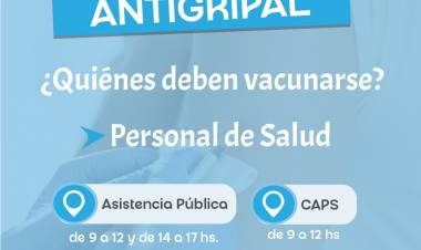 Comenzó la campaña de vacunación antigripal 2025