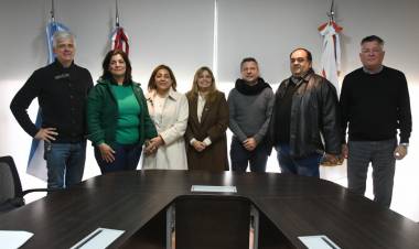 Bernarte recibió a miembros del Colegio Profesional de Martilleros y Corredores Públicos de Córdoba