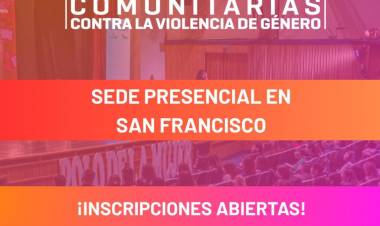 San Francisco, sede de la Diplomatura Universitaria en Acompañantes Comunitarias contra la Violencia de Género