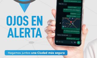 Se  incorporaron un 90% más de usuarios de la app Ojos en Alerta: continúan las capacitaciones para los vecinos