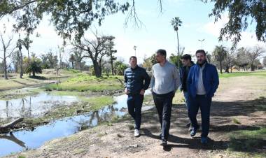 Comenzaron tareas de relevamiento para la obra de refuncionalización del Parque Cincuentenario