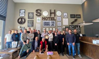 Bernarte viajó a Vaca Muerta con empresarios sanfrancisqueños