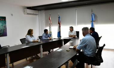 El CES presentó su nueva comisión directiva al intendente y proyectan actividades en conjunto