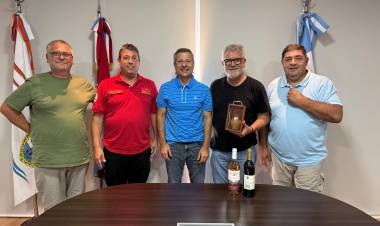 Bernarte recibió al intendente de Campo Grande, Río Negro
