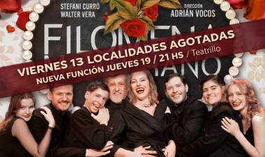 “Filomena Marturano”: por localidades agotadas, nueva función en El Teatrillo