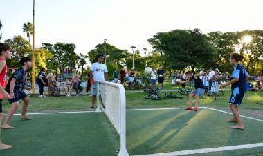 Se desarrolló el torneo de fútbol-tenis y jornada de EcoCanje