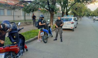 Se incautaron 14 motovehículos en un nuevo control vehicular