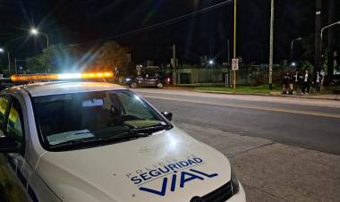 Controles nocturnos: retuvieron 24 motovehículos por infracciones