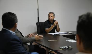 Bernarte recibió a las nuevas autoridades de Cruz Roja Argentina filial San Francisco