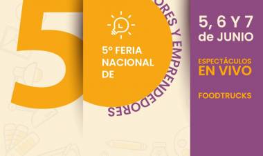Se viene la 5ta Feria Nacional de Diseñadores y Emprendedores