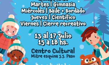 Vacaciones de invierno 2026: el municipio presenta una amplia agenda de actividades para niños y familias