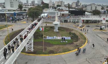 Solo durante el último fin de semana, más de 16 mil personas transitaron por la senda peatonal y bicisenda en altura