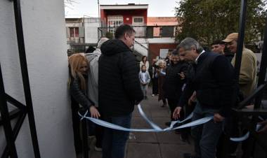 Bernarte inauguró la sede del Consejo Barrial de Prevención y Convivencia en barrio Roque Sáenz Peña