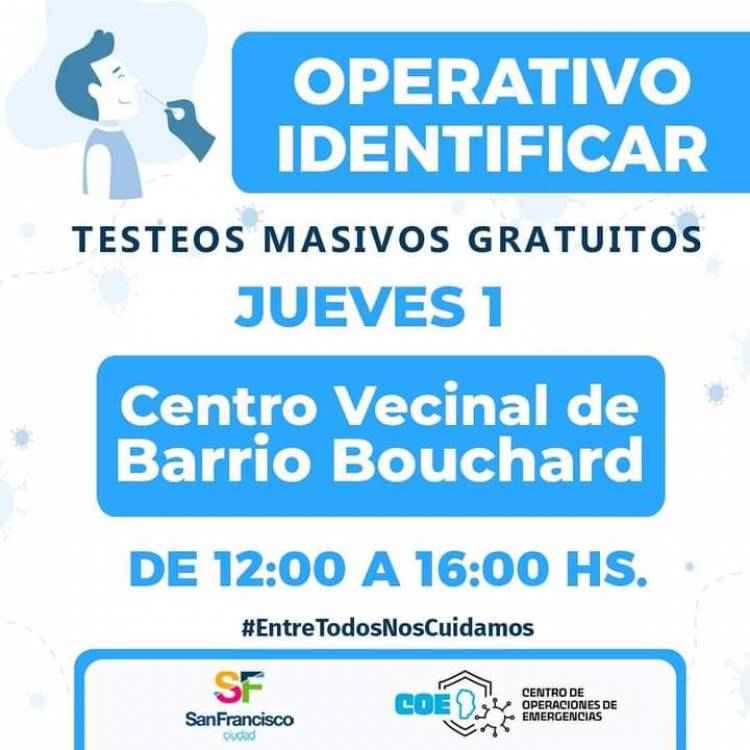 Operativo Identificar en Barrio Bouchard