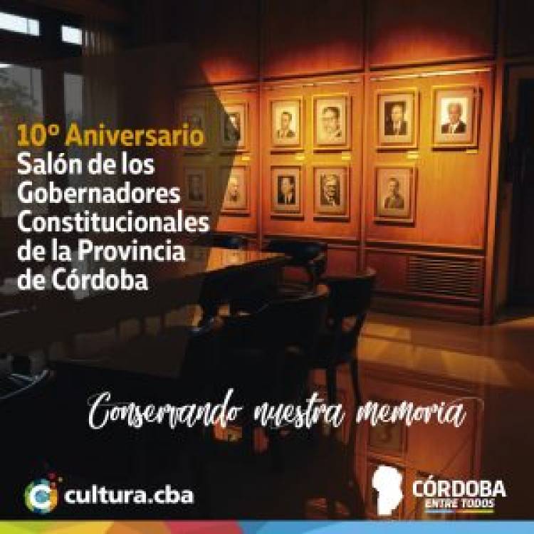 El Salón de los Gobernadores Constitucionales cumple 10 años