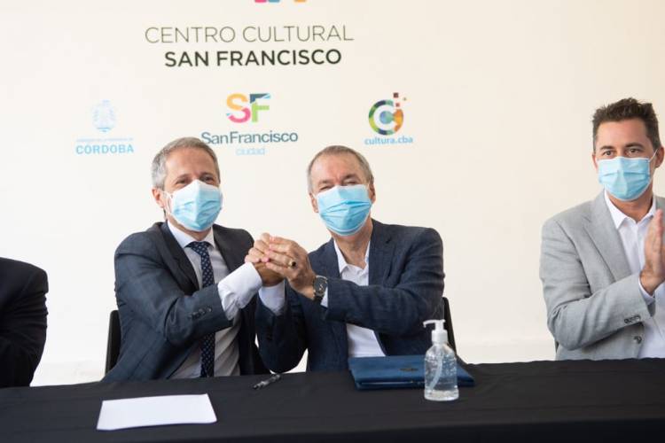 Schiaretti visitó la ciudad y realizó anuncios históricos