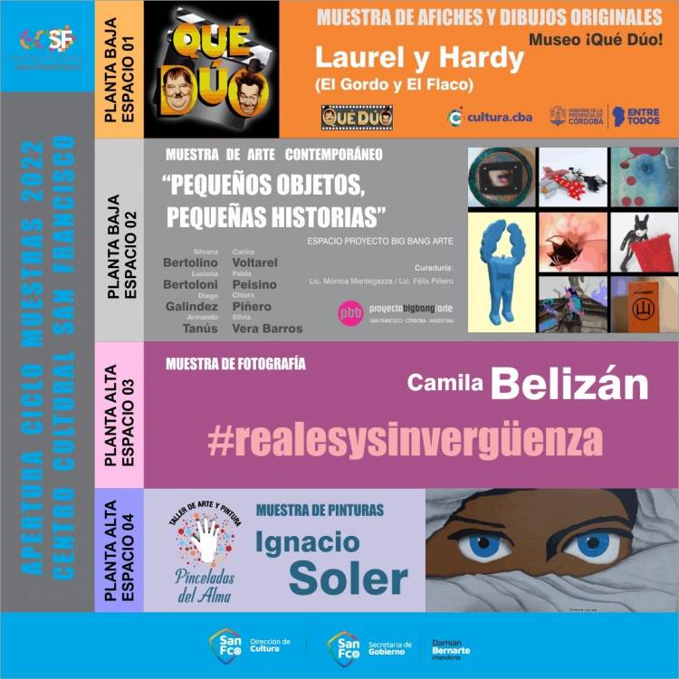 Apertura Ciclo de Muestras 2022 en el Centro Cultural San Francisco
