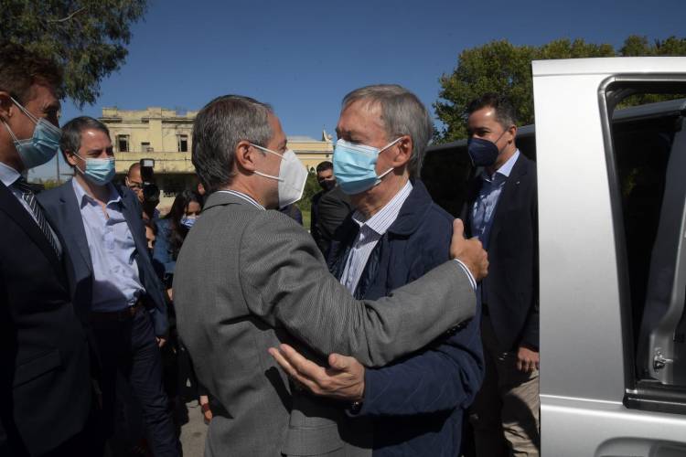 Bernarte recibió al gobernador Schiaretti