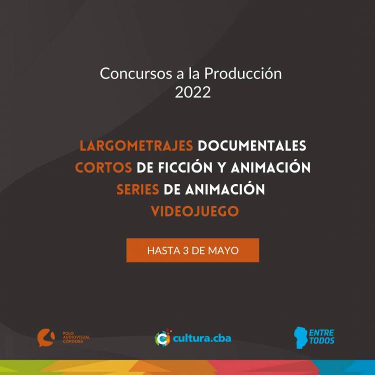 Polo Audiovisual Córdoba: Se lanzan los Concursos a la Producción 2022